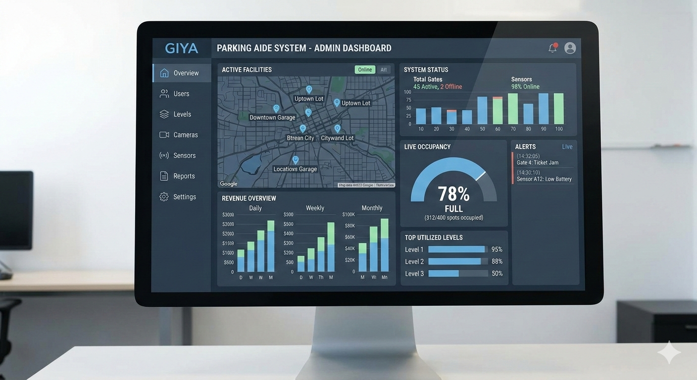 GIYA dashboard preview